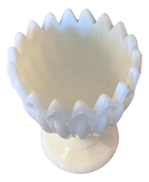 Antique French Portieux Opaline Chalice, Circa 1900