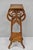 Art Nouveau Vintage French Art Nouveau Style Carved Teak Pedestal Plant Stand Side Table For Sale - Image 3 of 18