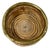 Vintage Italian Crespi Style Rattan and Brass Rim Wine Coaster For Sale In Kansas City - Image 6 of 7
