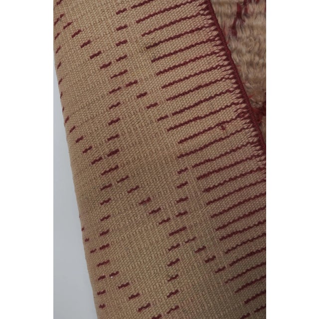 Vintage Organic Woon Brown Angora Mohair Tulu Rug Runner For Sale - Image 9 of 12