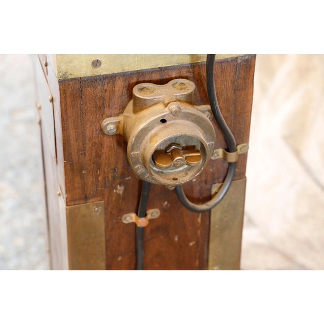 Metal Boat Bitacora from Kelvin & Hughes l.t.d. 1953 For Sale - Image 7 of 8