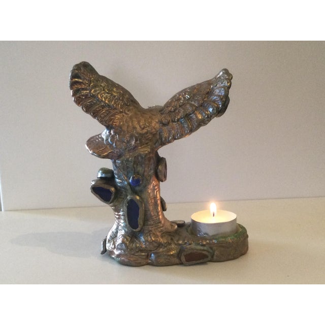 Contemporary Imperial Eagle Candleholder by Florea Silviu For Sale - Image 3 of 8