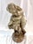 Vintage Mid-Century Neoclassical Weathered Concrete 18" Cherub Fountain Sculpture For Sale - Image 14 of 16