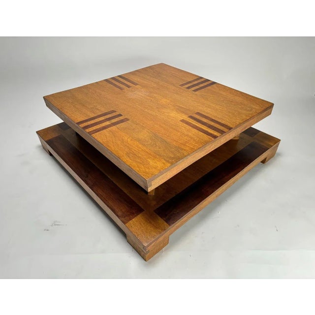 Wood Sculptural Décon Coffee Table in Wood, Italy, 1970s For Sale - Image 7 of 10