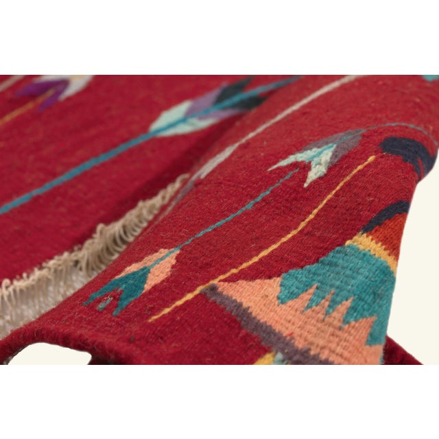 Vintage Yeibichai American Rug, 01'04 X 09'02 For Sale In Dallas - Image 6 of 10