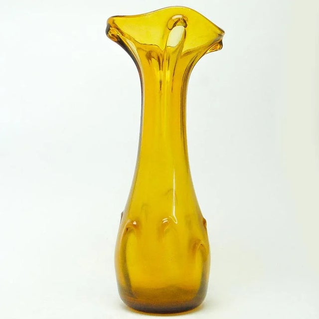 Postmodern Vase from Ząbkowice Glassworks, Poland, 1970s For Sale - Image 6 of 6