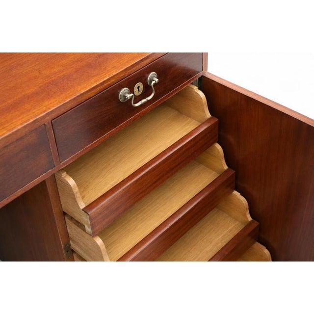 Vintage Scandinavian Desk in Teak and Mahogany, 1940s For Sale - Image 11 of 12