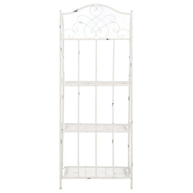 Amaris 4 Tier Shelf - Antique White For Sale - Image 10 of 11