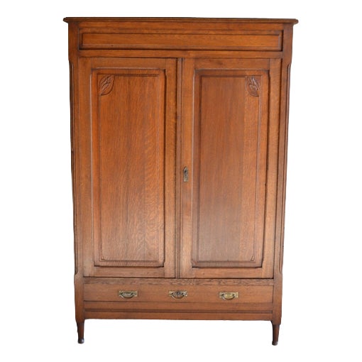 Antique Oak Girls Wardrobe For Sale