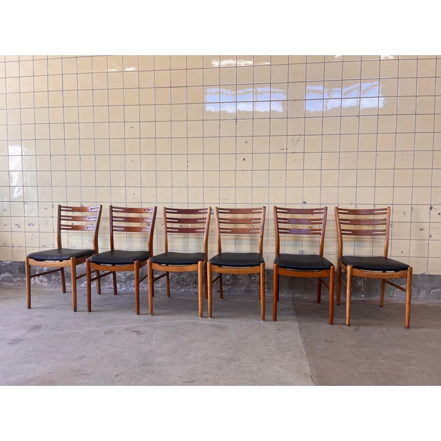 Black Set of Six Dining Chairs by Farstrup from Farstrup Møbler, 1960s, Set of 6 For Sale - Image 8 of 8