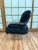 Metal Restoration Hardware Khan Tibetan Black Wool Chair For Sale - Image 7 of 10