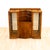1950s Art Deco Walnut China Display Cabinet For Sale - Image 4 of 10