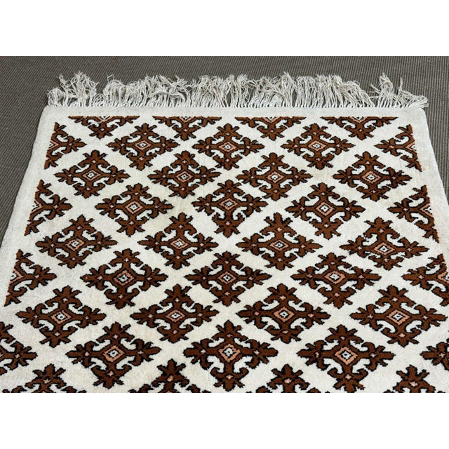 Tunisian Handmade Wool Rug For Sale - Image 6 of 10