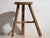 Brown Antique Primitive Stool, 1920s For Sale - Image 8 of 9