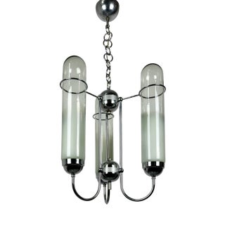 Murano Glass Chandelier attributed to AV Mazzega, 1960s For Sale