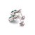 Natural Emerald Diamond Stud Earrings 14k Gold 2.74 TCW Certified For Sale - Image 9 of 12