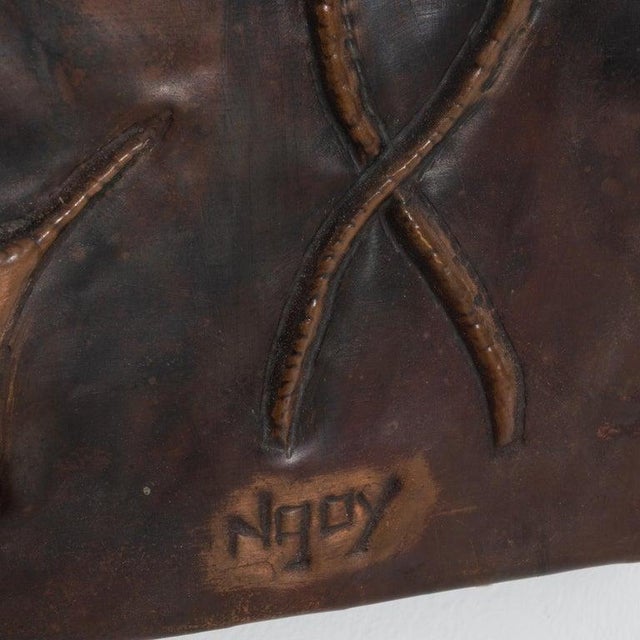 1960s Danish Copper Artwork For Sale - Image 9 of 10