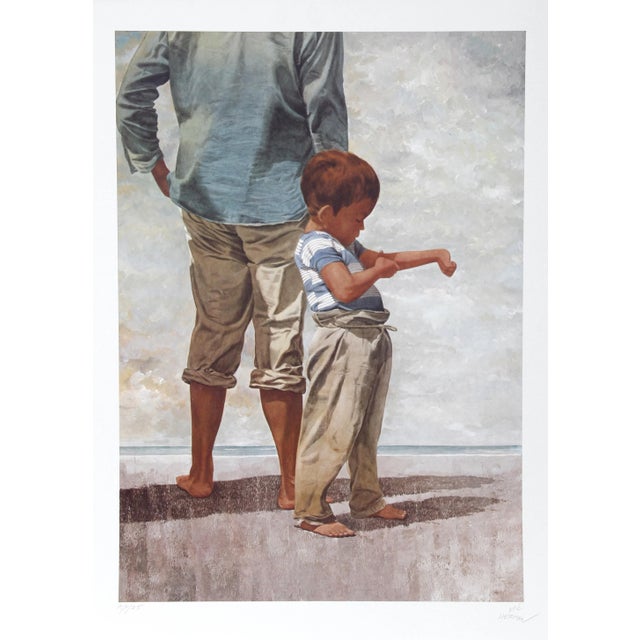 Modern Vic Herman, Mosquitos Will Bite When the Fish Don't, Lithograph For Sale - Image 3 of 3