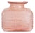 Ermanno Nason Attrib. Silvestri Pink Scavo Glass Vase For Sale