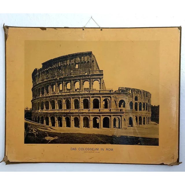 Collotype print, Foto reproductie Das Colloseum in Rom 1897 Seemann's wandbilder no. 71 Collotype print van C.G. Roeder,...