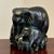 Offering a stunning mid-20th century sculpted brass figure of an elephant mother surrounded by her calves. Love all of the...