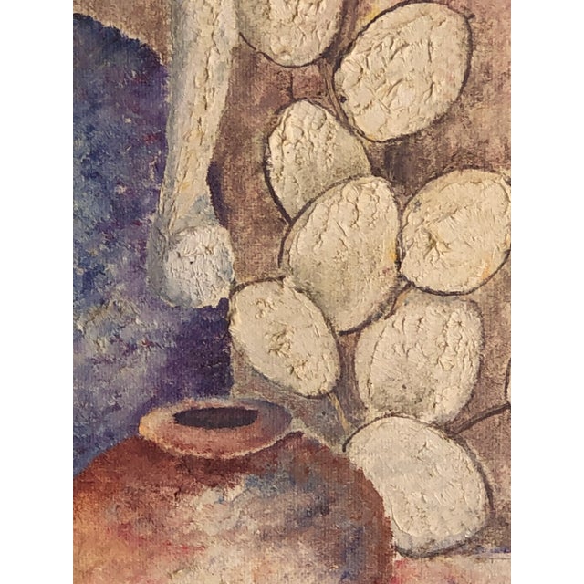 Late 20th Century Original Impressionist Still Life, Framed For Sale - Image 5 of 12