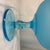 Westmoreland Glass Westmoreland Glass Company "Blue Mist" Satin Glass Covered Compote/Candy Dish For Sale - Image 4 of 5
