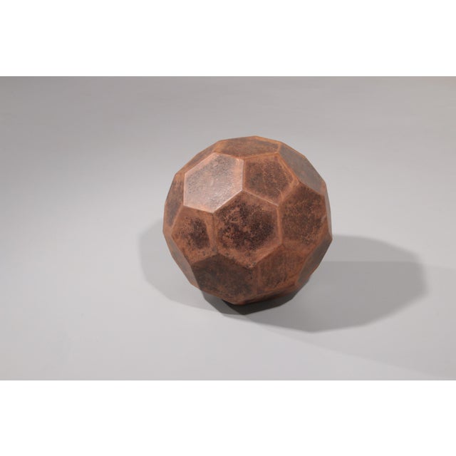 Metal Italian Molecular Metal Side Table, 1960 For Sale - Image 7 of 9