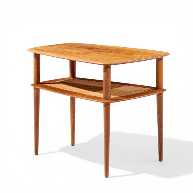 Brown Peter Hvidt Mid Century End Table For Sale - Image 8 of 9