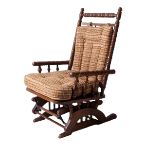 Vintage Platform Glider Rocking Chair