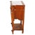 Italian Hand-Carved Walnut Bedside Tables with Marble Tops, 1940s, Set of 2 For Sale - Image 4 of 9