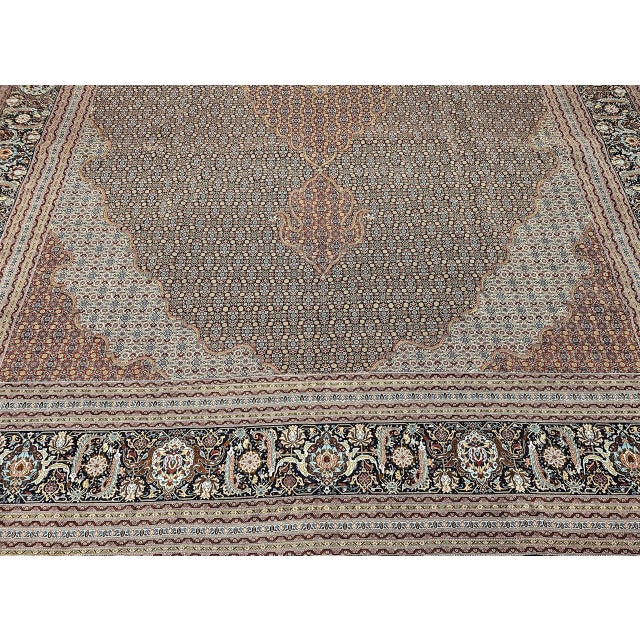 Early 20th Century Tabriz Mahi Rug For Sale - Image 14 of 18