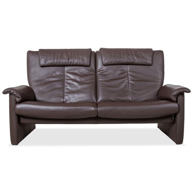 Two-Seater Leather Sofa from Erpo Milano For Sale - Image 11 of 11