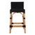2020s Serienna 24.5 in. Seat Height Rectangular Rattan Low Back Counter Stool, Black For Sale - Image 5 of 8