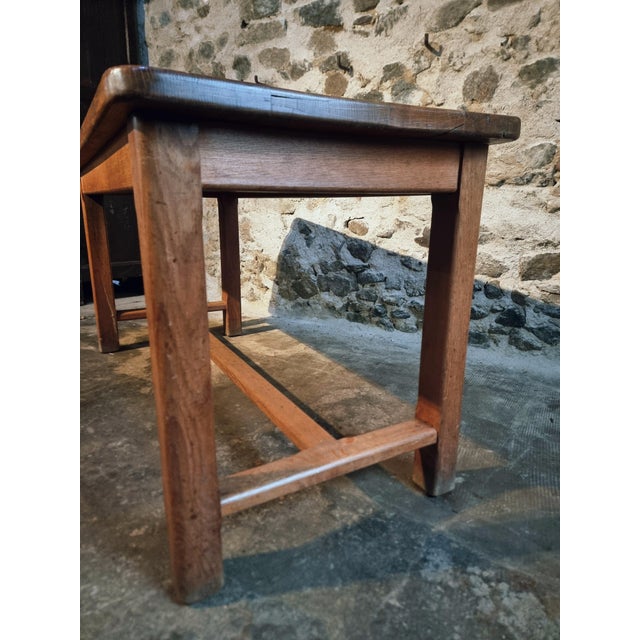French Oak Table, 1960s For Sale - Image 10 of 18