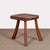 Wood Tripod Stool in the style of the Ateliers De Marolles, 1960 For Sale - Image 7 of 7