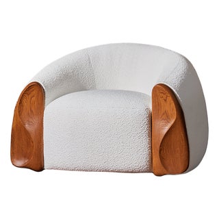 Armchair Lines in White by Alter Ego Studio For Sale