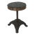 Antique American Heavy Substantially Made Rustic Cast Iron & Chestnut Wood Farm Milking Stool For Sale