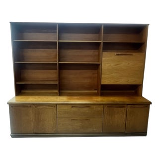 Mid-Century Modern Teak Wall Unit, 1960s For Sale