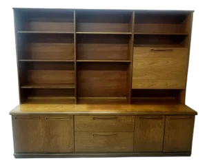 Mid-Century Modern Teak Wall Unit, 1960s