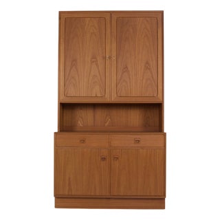 2-Body Buffet in Teak by Erik Brouer, 1970s For Sale