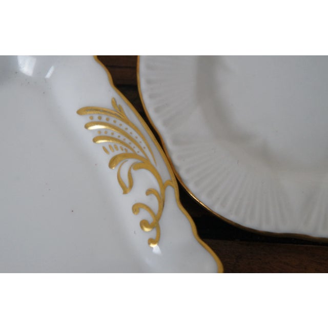 Ceramic Antique English Hammersley & Co. Rose Point Strawberry Basket Tea Serving Set- 10 Pieces For Sale - Image 7 of 13