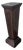 Carved Mahogany Decorative Pedestal Column For Sale