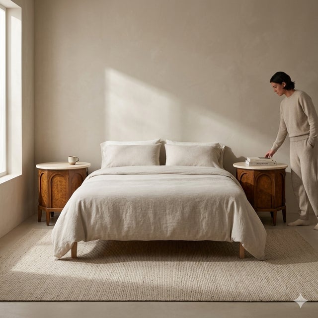 Thomasville Mid-Century Modern Sculptural Burlwood Nightstands, C. 1960s, Attributed For Sale - Image 12 of 12