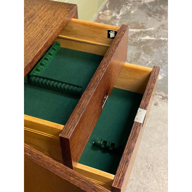 Bauhaus Sideboard in Natural Wenge Wood by Hans Jürgenliemk, 1961 For Sale - Image 10 of 12