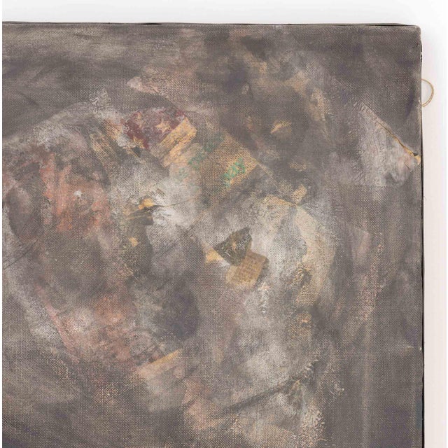 Textile Mixed Media on Linen With Assemblage Elements, 1982 For Sale - Image 7 of 9