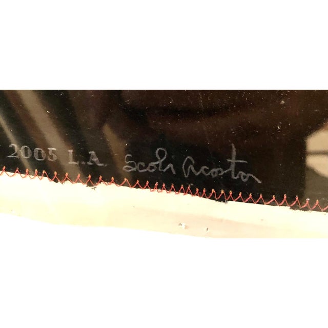 Contemporary Scoli Acosta, Scoli Acosta Large Contemporary Mixed Media Painting LA Artist Dakota Nightshade, 2004 For Sale - Image 3 of 10