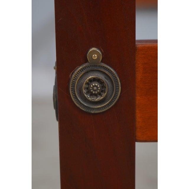 1990s Eldred Wheeler Queen Size Cherry Canopy Bed For Sale - Image 5 of 12