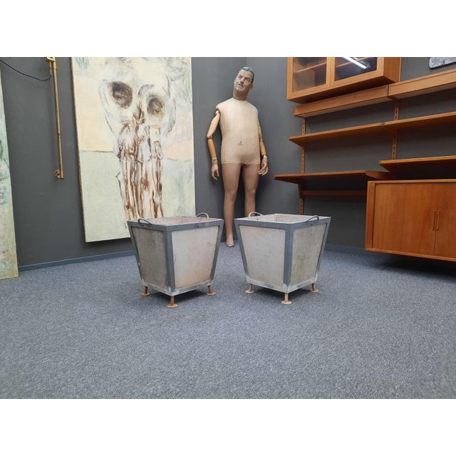 1950s Brutalist Planters, 1950s, Set of 2 For Sale - Image 5 of 13