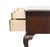 Wood Hekman Furniture Solid Mahogany Traditional Chippendale Style 58" Writing Desk W. Tooled Leather Top For Sale - Image 7 of 12